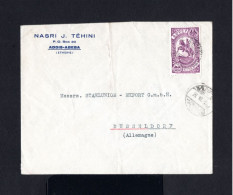 K626-ETHIOPIA-.OLD COVER ADDIS ABEBA To DUSSELDORF (germany).1935.WWII.Enveloppe ETHIOPIE - Ethiopia