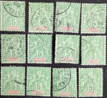 59 X12 Type Groupe Nouvelle Calédonie - Used Stamps