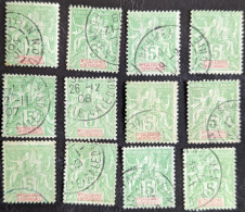 59 X12 Type Groupe Nouvelle Calédonie 2 - Used Stamps