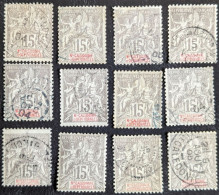 61 X12 Type Groupe Nouvelle Calédonie - Used Stamps