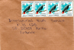 Letter, CAMEROON, Parrots  /   Lettre, CAMEROUN, Perroquets - Papagayos