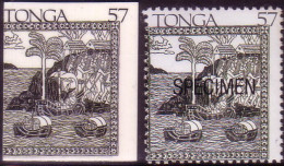 Tonga 1992 Cromalin Proof - Columbus Arriving In America - 4 Exist - Cristóbal Colón