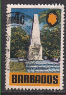 Barbados 1970-71 QE2 4cents Buildings Used SG 402 ( J1108 ) - Barbades (1966-...)
