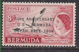 Bermuda 1956 QE2 8d 50th Annv.Boat Race SG 154 MNH ( K1003 ) - Bermuda