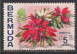 Bermuda 1970 QE2 5cents Flowers SG 253 Used ( C147 ) - Bermuda