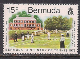 Bermuda 1973 QE2 15cents Tennis SG 300 MNH ( A790 ) - Bermuda