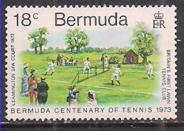 Bermuda 1973 QE2 18cents Tennis SG 301 MNH ( A1014 ) - Bermuda