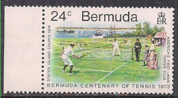 Bermuda 1973 QE2 24cents Tennis SG 302 MNH ( B780 ) - Bermuda
