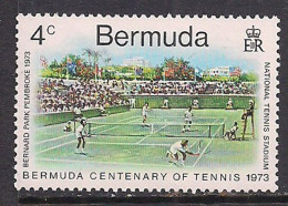 Bermuda 1973 QE2 4cents Tennis SG 299 MNH ( B790 ) - Bermuda