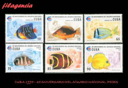 CUBA MINT. 1995-06 35 ANIVERSARIO DEL ACUARIO NACIONAL. PECES - Unused Stamps