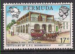 Bermuda 1977 QE2 17cents SG 376 MNH ( A1408 ) - Bermuda