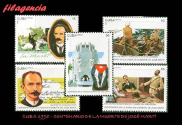 CUBA MINT. 1995-07 CENTENARIO DE LA MUERTE DE JOSÉ MARTÍ - Unused Stamps