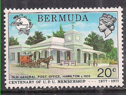 Bermuda 1977 QE2 20cents SG 377 MNH ( B6 ) - Bermuda