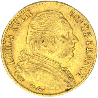 Louis XVIII-20 Francs 1815 Bayonne - 20 Francs (or)