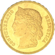 Suisse- 20 Francs Confédération Helvétique 1896 Berne - 20 Franken (oro)