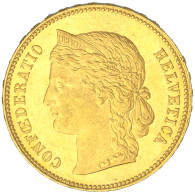 Suisse- 20 Francs Confédération Helvétique 1896 Berne - 20 Franken (oro)