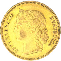 Suisse- 20 Francs Confédération Helvétique 1895 Berne - 20 Francs (or)