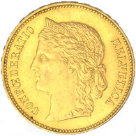 Suisse- 20 Francs Confédération Helvétique 1896 Berne - 20 Franken (oro)