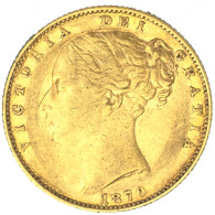 Royaume-Uni-Souverain Victoria  1870 Londres - 1 Sovereign