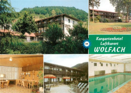 73917111 Wolfach Schwarzwald Kurgarten Hotel Park Gastraum Hallenbad - Wolfach