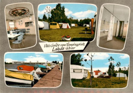 73876779 Lahde Weser Campingplatz Lahde Restaurant Sanitaerraum Bootssteg Lahde  - Petershagen