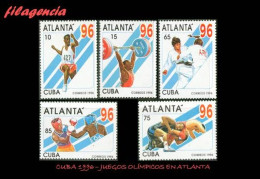 CUBA MINT. 1996-04 JUEGOS OLÍMPICOS EN ATLANTA - Unused Stamps