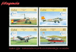 CUBA MINT. 1996-05 EXPOSICIÓN FILATÉLICA ESPAMER 96. AVIACIÓN - Nuevos