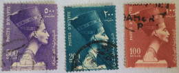 EGYPT  - 1953-  Queen Nefertiti Head Statue [USED] (Egypte) (Egitto) (Ägypten) (Egipto) (Egypten) - Used Stamps