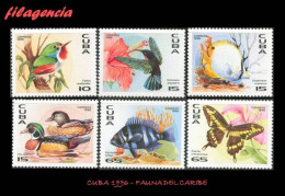 CUBA MINT. 1996-11 FAUNA DEL CARIBE - Unused Stamps