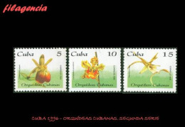 CUBA MINT. 1996-12 ORQUÍDEAS CUBANAS. SEGUNDA SERIE - Unused Stamps