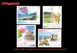 CUBA MINT. 1996-15 TURISMO. SANTIAGO DE CUBA. FLORES - Nuevos