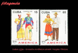 CUBA MINT. 1996-17 EMISIÓN AMÉRICA UPAEP. TRAJES TÍPICOS - Ongebruikt
