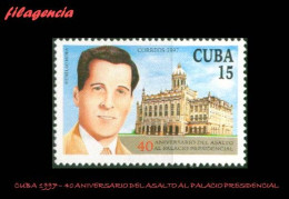 CUBA MINT. 1997-05 40 ANIVERSARIO DEL ASALTO AL PALACIO PRESIDENCIAL - Unused Stamps