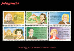 CUBA MINT. 1997-19 GRANDES COMPOSITORES DE LA HISTORIA DE LA MÚSICA - Ongebruikt