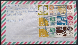 MEXICO 1990 COVER W/ 6 EXPORTA Issue Stamps Regd. Natl. Letter Rate, Rare Usage To Find - Mexico