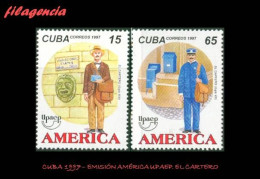 CUBA MINT. 1997-24 EMISIÓN AMÉRICA UPAEP. EL CARTERO - Unused Stamps