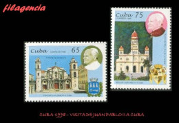 CUBA MINT. 1998-01 VISITA DE JUAN PABLO II A CUBA - Ongebruikt