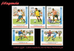 CUBA MINT. 1998-03 COPA MUNDIAL DE FÚTBOL FRANCIA 98 - Neufs