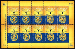 Australia 2005 Centenary Of Rotary International  Sheetlet MNH - Ongebruikt