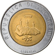 Monnaie, San Marino, 500 Lire, 1986, Rome, TTB+, Bi-Metallic, KM:195 - Saint-Marin