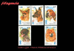 CUBA MINT. 1998-11 FAUNA. PERROS DE RAZA - Neufs
