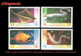 CUBA MINT. 1998-14 EXPOSICIÓN UNIVERSAL LISBOA 98. PECES DE LAS PROFUNDIDADES - Unused Stamps