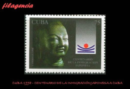 CUBA MINT. 1998-22 CENTENARIO DE LA INMIGRACIÓN JAPONESA EN CUBA - Neufs