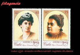 CUBA MINT. 1998-26 EMISIÓN AMÉRICA UPAEP. MUJERES CÉLEBRES - Ongebruikt