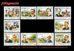 CUBA MINT. 1998-34 CENTENARIO DE LA GUERRA DE INDEPENDENCIA - Ungebraucht