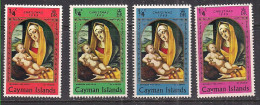 Cayman Islands 1968 QE2 Set Of 4 Christmas  SG 253-256 MH ( M1303 ) - Kaimaninseln