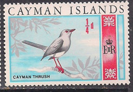 Cayman Islands 1969 QE2 1/4d Cayman Thrush MNH SG 222 ( L1014 ) - Kaimaninseln