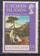 Cayman Islands 1970 QE2 1/4c Easter Paintings MH  SG 262 ( K1326 ) - Iles Caïmans