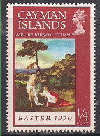 Cayman Islands 1970 QE2 1/4c Easter Paintings MH  SG 263 ( K1279 ) - Iles Caïmans