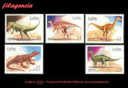 CUBA MINT. 1999-06 FAUNA PREHISTÓRICA. DINOSAURIOS - Neufs